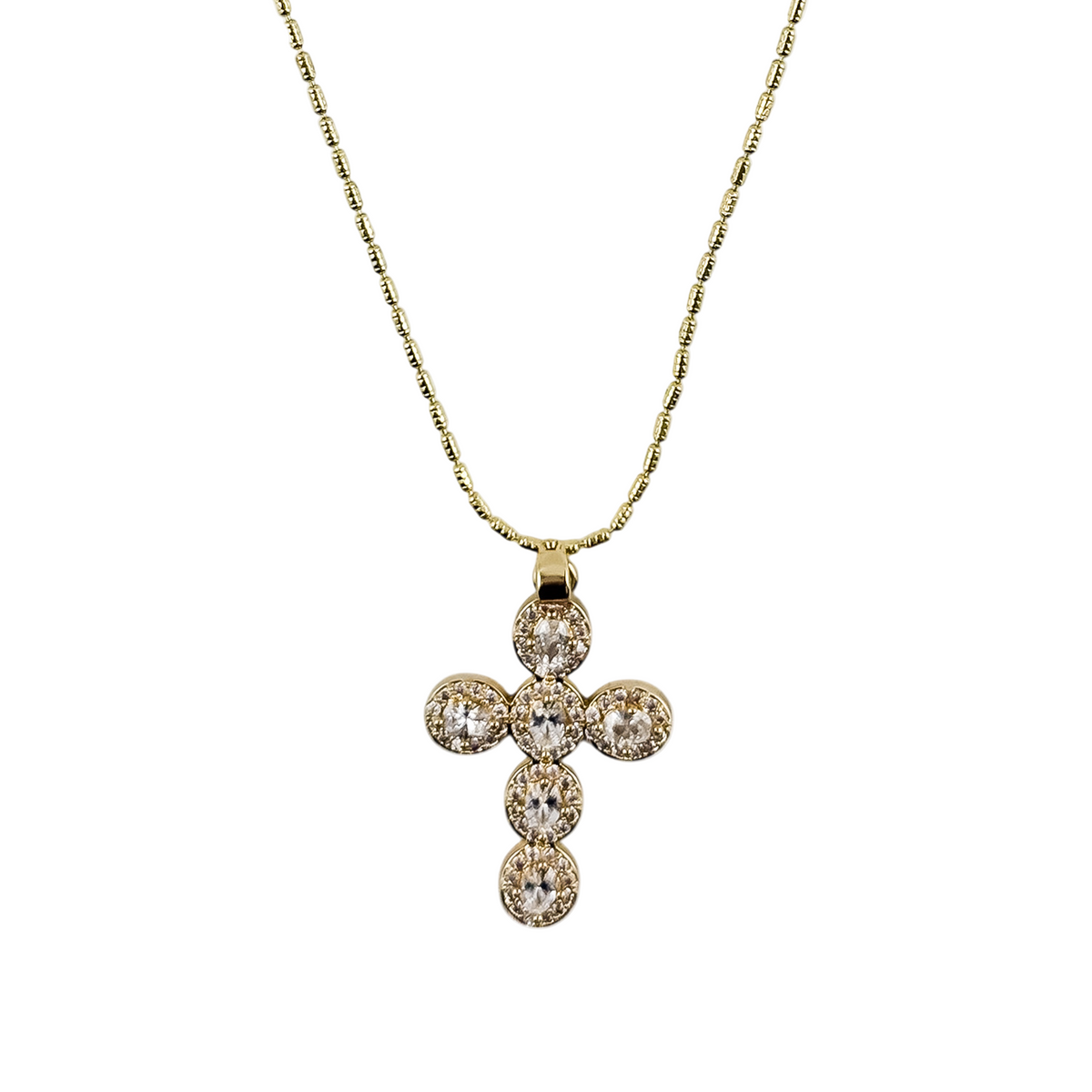Vintage Cross Pendant Necklace