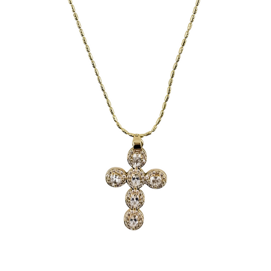 Vintage Cross Pendant Necklace
