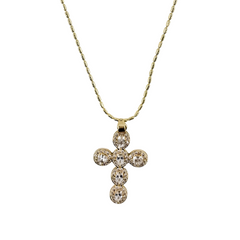 Vintage Cross Pendant Necklace