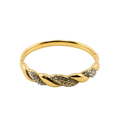 Premium Gold Plated Rhinestones Bangle